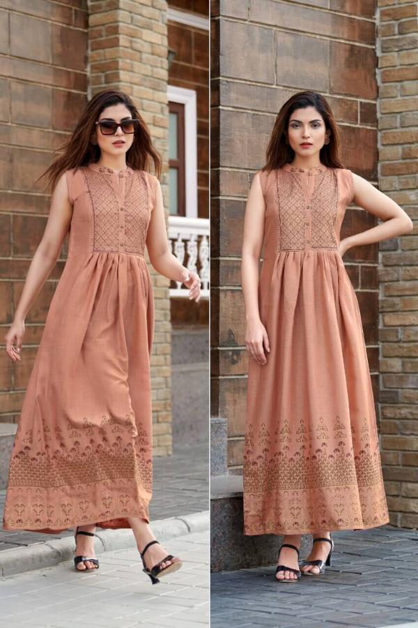 Price - 4300/- SLEEVELESS GOWN WITH JACKET NOTE - JACKET NOT ATTACHED This  product includes Only kurti not bottom Small ,medium,large S… | Instagram