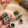 Sabyasachi Green Earrings