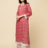 Radiant Red: Traditional Elegance in our 3-Piece Kurta Dress