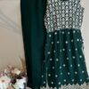 Elegant Bottle Green Kids' Top-Plazo with Dupatta Set