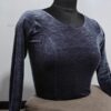 Korean Stretchable Blouse in Gray Color