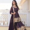 Elegant Faux Georgette Kurti with Gharara and Dupatta - Sequins & Embroidery